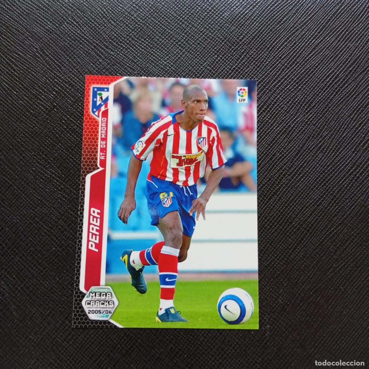 Cromos de f&uacute;tbol: 41 PEREA AT MADRID PANINI MEGACRACKS 05 06 CROMO FUTBOL 2005 2006 - A213 PG37
