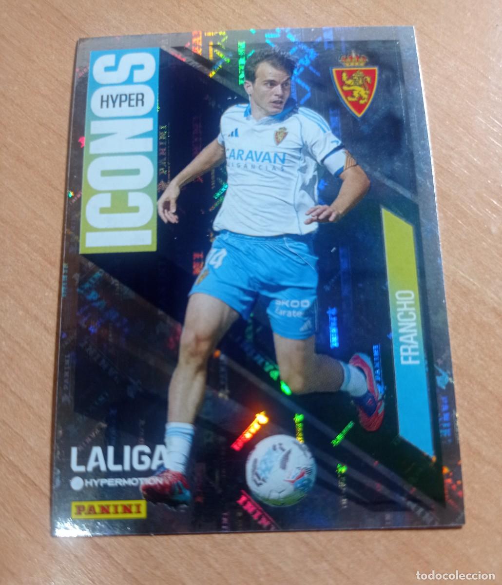 Cromos de f&uacute;tbol: 460 FRANCHO HYPER ICONOS DEL ZARAGOZA 2&ordf; DIVISION HYPERMOTION 25 26 PANINI 2025 2026 NUEVO