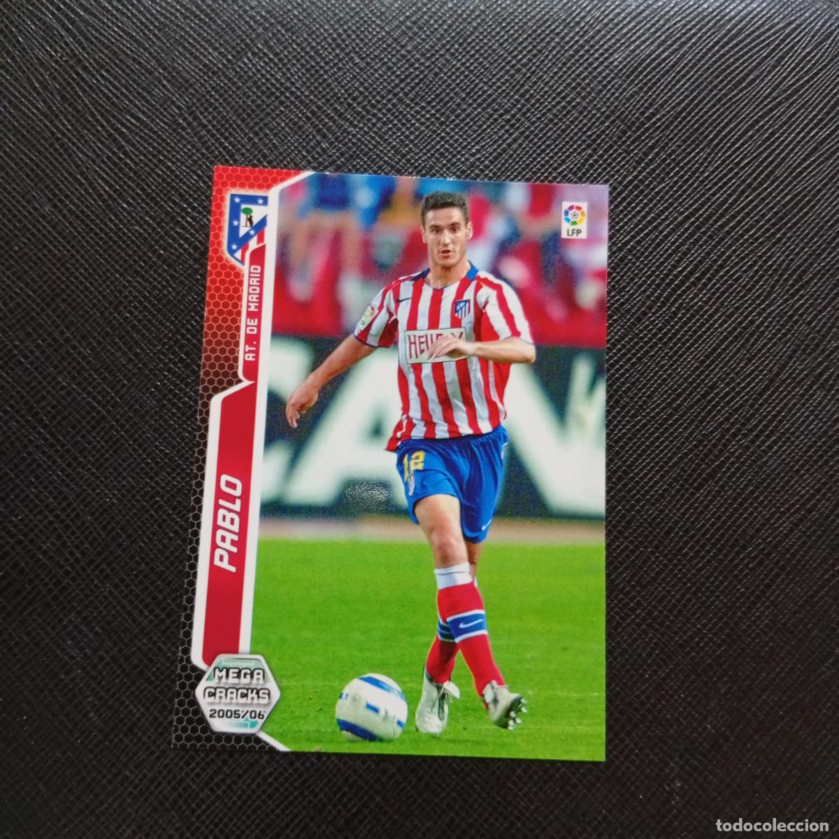Cromos de f&uacute;tbol: 42 PABLO AT MADRID PANINI MEGACRACKS 05 06 CROMO FUTBOL 2005 2006 - A213 PG37