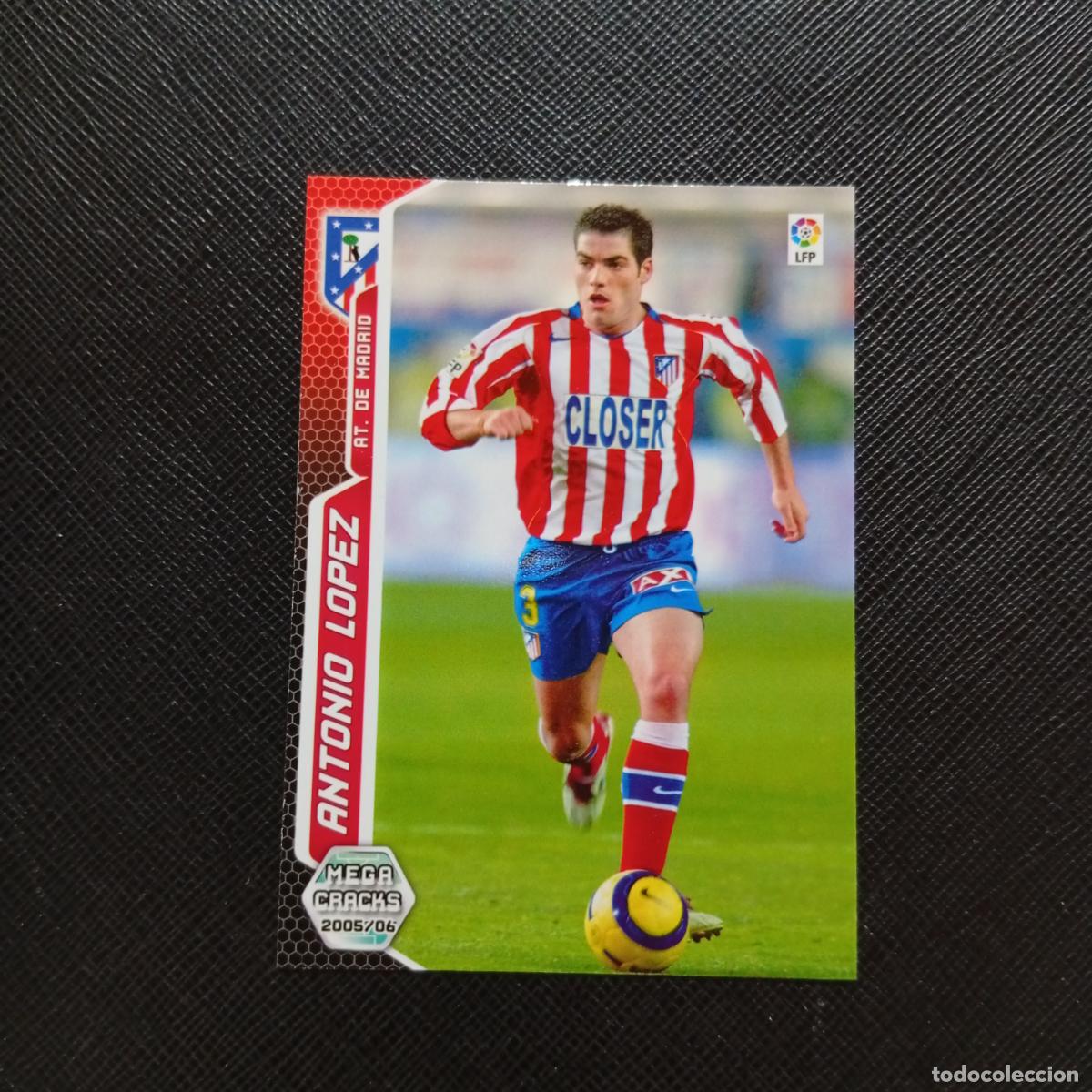Cromos de f&uacute;tbol: 44 ANTONIO LOPEZ AT MADRID PANINI MEGACRACKS 05 06 CROMO FUTBOL 2005 2006 - A213 PG46