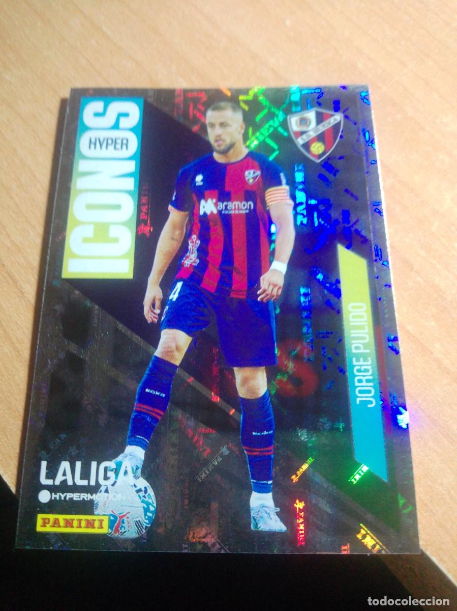 Cromos de f&uacute;tbol: 464 JORGE PULIDO HYPER ICONOS DEL HUESCA 2&ordf; DIVISION HYPERMOTION 25 26 PANINI 2025 2026 NUEVO