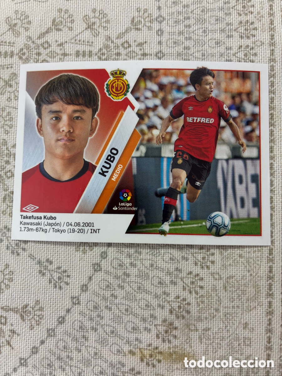 Cromos de f&uacute;tbol: KUBO FICHAJE 63 NUNCA PEGADO LIGA ESTE 19 20