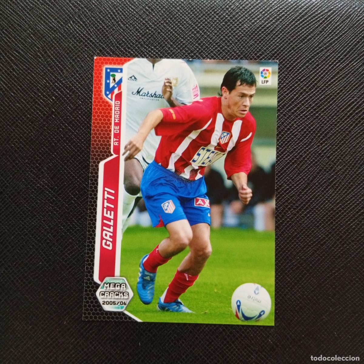 Cromos de f&uacute;tbol: 50 BIS GALLETTI AT MADRID PANINI MEGACRACKS 05 06 CROMO FUTBOL 2005 2006 - A213 PG46