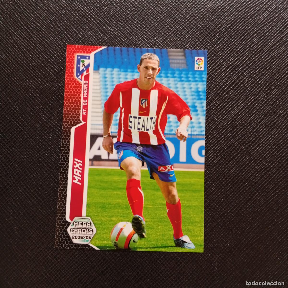 Cromos de f&uacute;tbol: 51 MAXI AT MADRID PANINI MEGACRACKS 05 06 CROMO FUTBOL 2005 2006 - A213 PG46