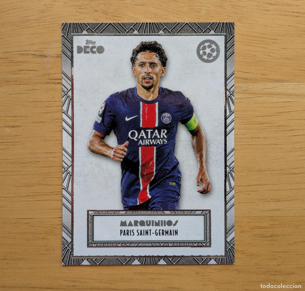 Cromos de f&uacute;tbol: TOPPS DECO UCC 2024-2025 - MARQUINHOS - CURRENT STARS - PARIS SAINT-GERMAIN