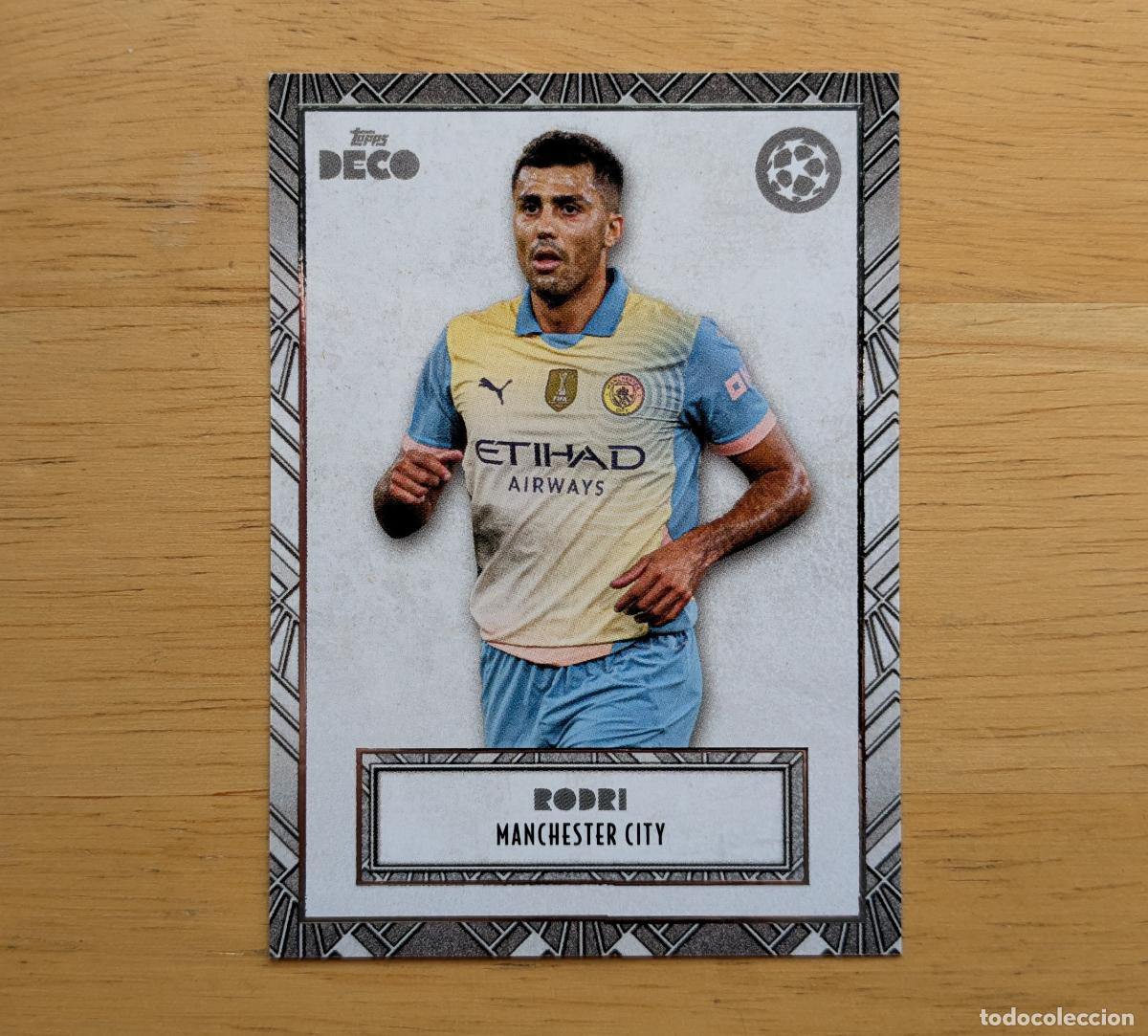 Cromos de f&uacute;tbol: TOPPS DECO UCC 2024-2025 - RODRI - CURRENT STARS - MANCHESTER CITY