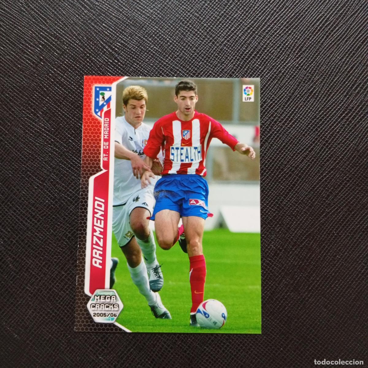 Cromos de f&uacute;tbol: 52 ARIZMENDI AT MADRID PANINI MEGACRACKS 05 06 CROMO FUTBOL 2005 2006 - A213 PG55
