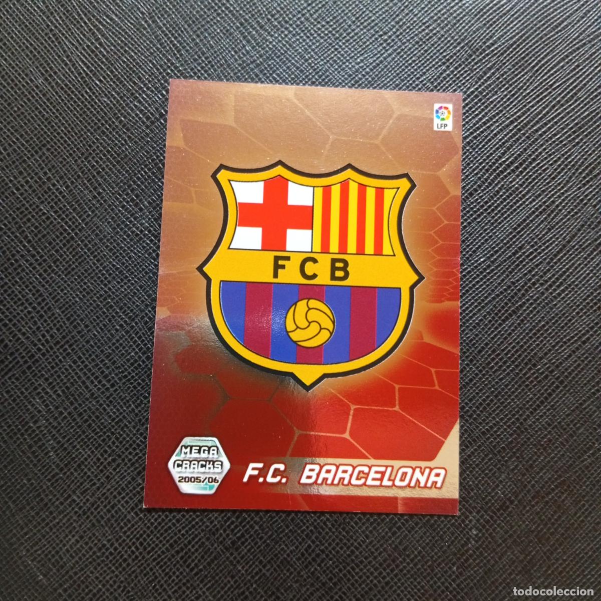 Cromos de f&uacute;tbol: 55 ESCUDO BARCELONA PANINI MEGACRACKS 05 06 CROMO FUTBOL 2005 2006 - A213 PG55