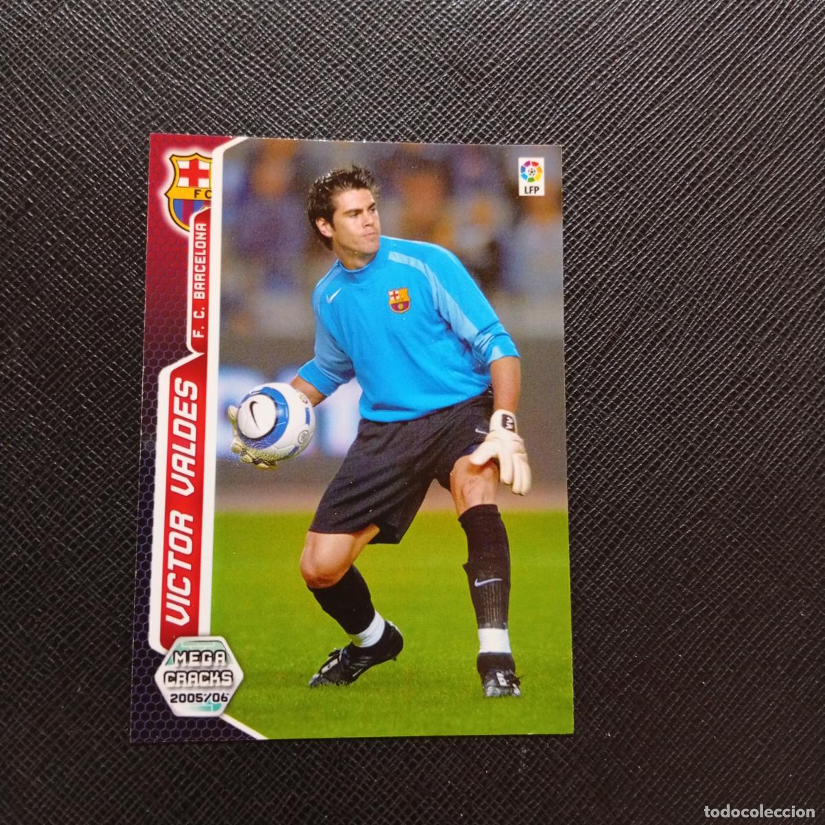 Cromos de f&uacute;tbol: 56 VICTOR VALDES BARCELONA PANINI MEGACRACKS 05 06 CROMO FUTBOL 2005 2006 - A213 PG55