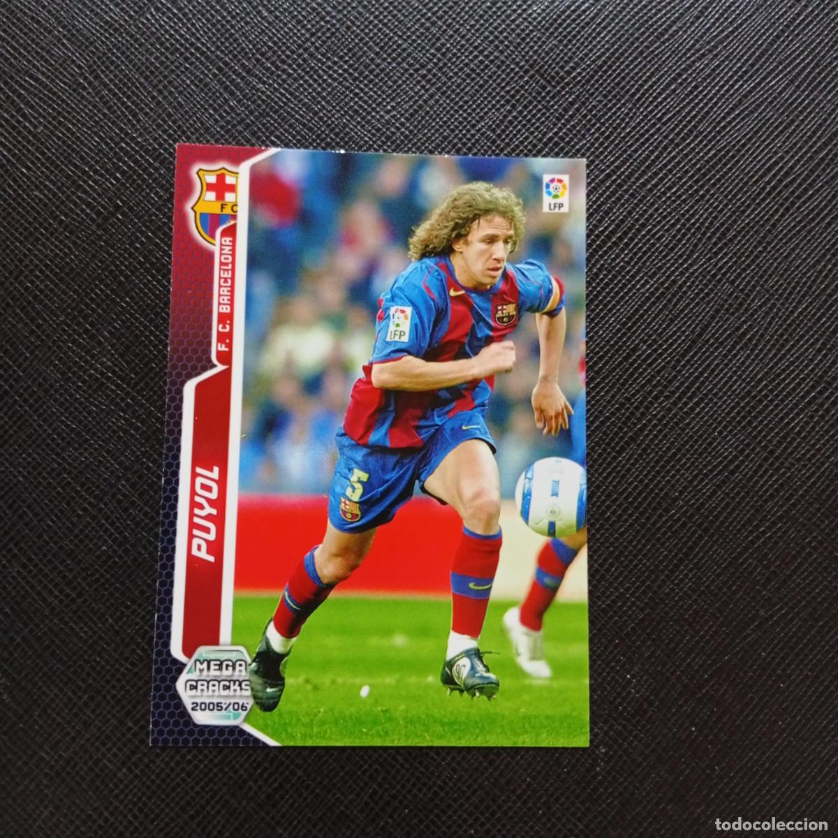 Cromos de f&uacute;tbol: 58 PUYOL BARCELONA PANINI MEGACRACKS 05 06 CROMO FUTBOL 2005 2006 - A213 PG55