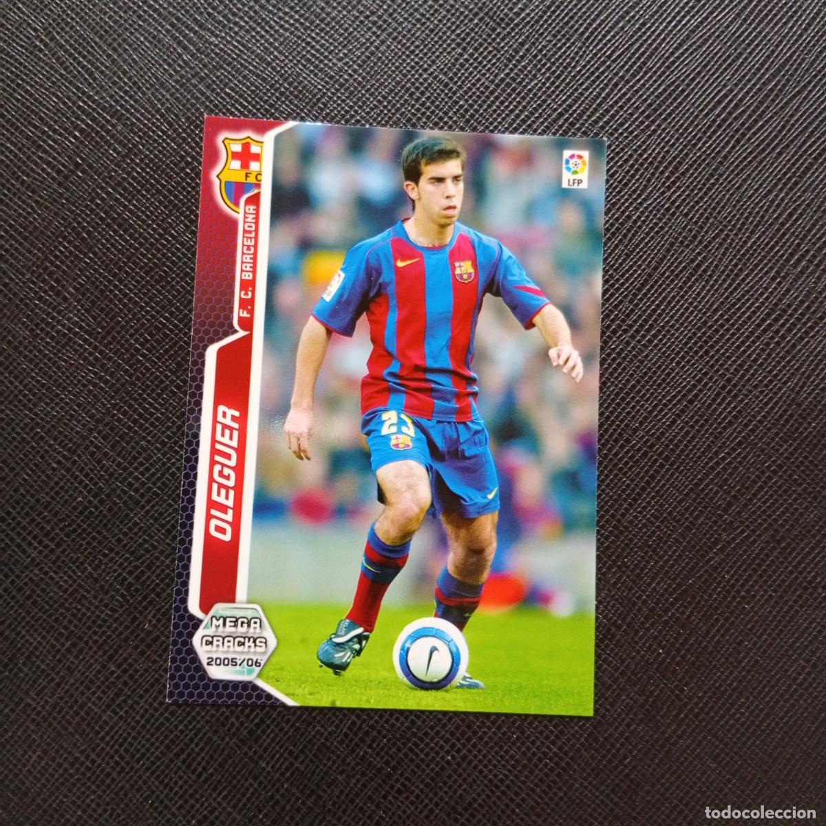 Cromos de f&uacute;tbol: 59 OLEGUER BARCELONA PANINI MEGACRACKS 05 06 CROMO FUTBOL 2005 2006 - A213 PG55