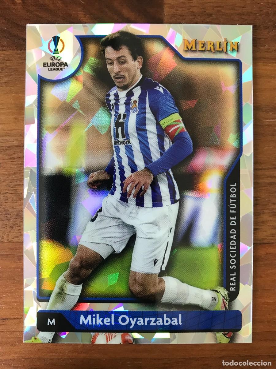 Cromos de f&uacute;tbol: MIKEL OYARZABAL - REAL SOCIEDAD - NUMERADA /250 - ATOMIC REFRACTOR - TOPPS MERLIN CHROME 2021 2022