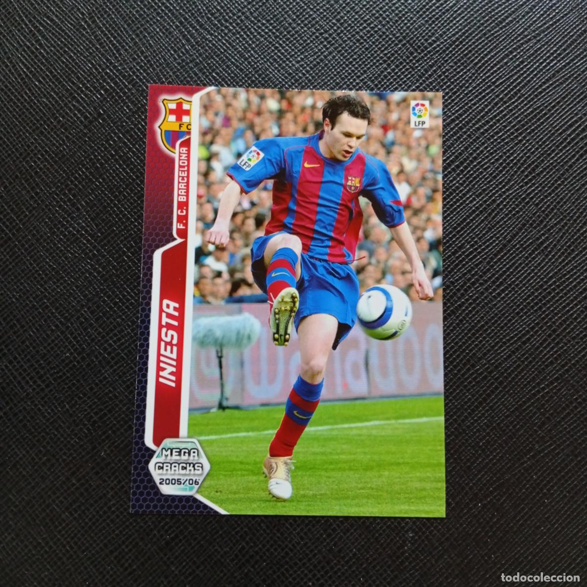 Fu&szlig;ball-Sticker: 67 INIESTA BARCELONA PANINI MEGACRACKS 05 06 CROMO FUTBOL 2005 2006 - A213 PG64