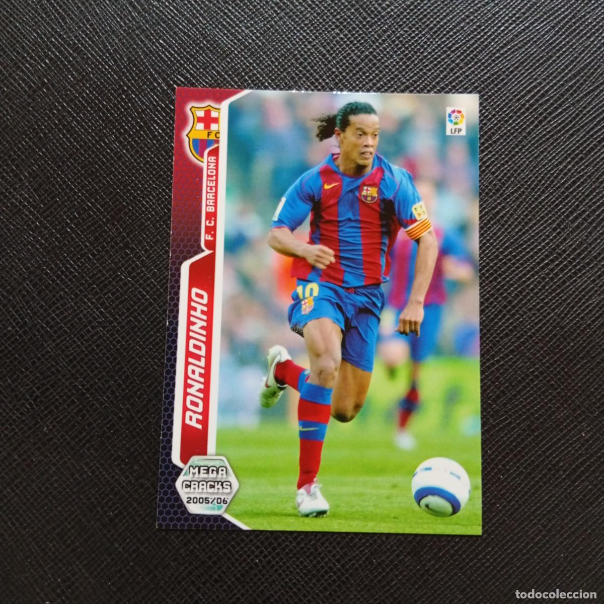 Cromos de f&uacute;tbol: 69 RONALDINHO BARCELONA PANINI MEGACRACKS 05 06 CROMO FUTBOL 2005 2006 - A213 PG64