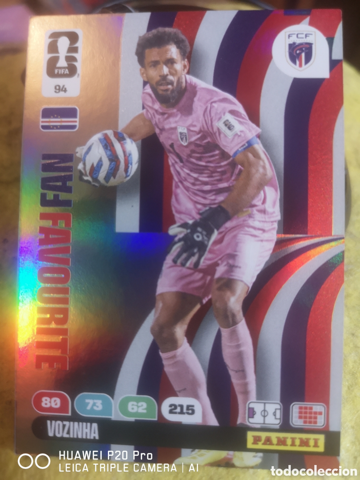 Cromos de f&uacute;tbol: ADRENALYN XL FIFA WORLD CUP 2026 FAN FAVOURITE VOZINHA 94