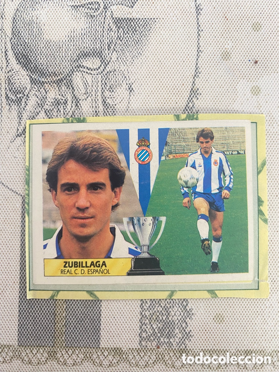 Cromos de f&uacute;tbol: FICHAJE N&ordm; 2, Zubillaga - Espanyol - Recortado - LIGA ESTE 87 88 1987 1988