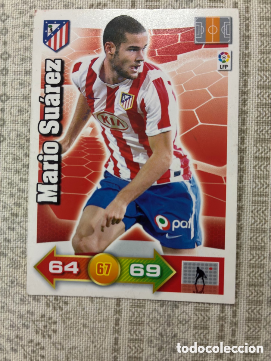 Cromos de f&uacute;tbol: MARIO SU&Aacute;REZ 46 (ATL&Eacute;TICO MADRID) 2010-2011 10 11 ADRENALYN PANINI