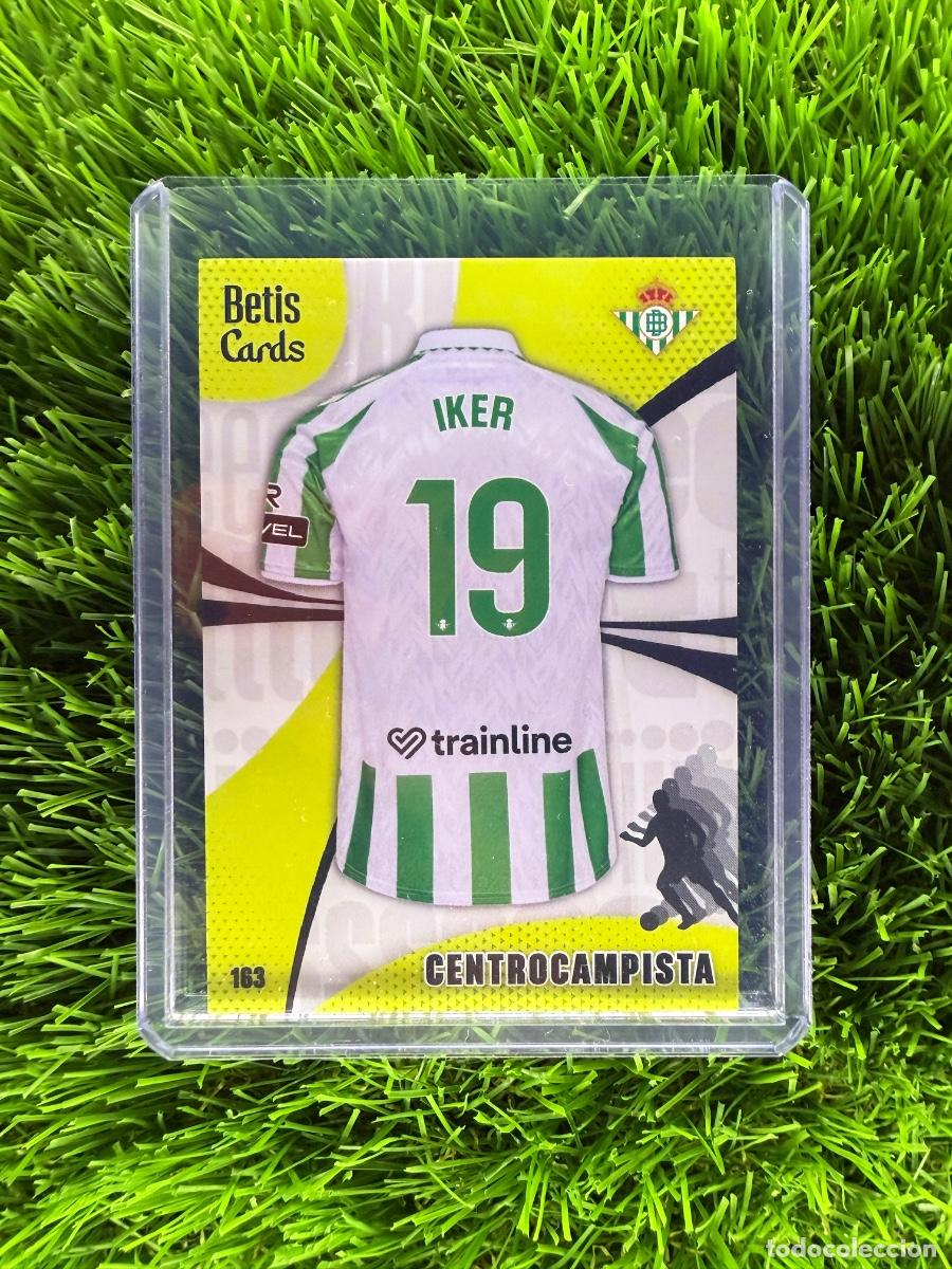 Football Stickers: N&ordm; 163 Iker Losada Camiseta Real Betis Holycards Betis Cards 2025