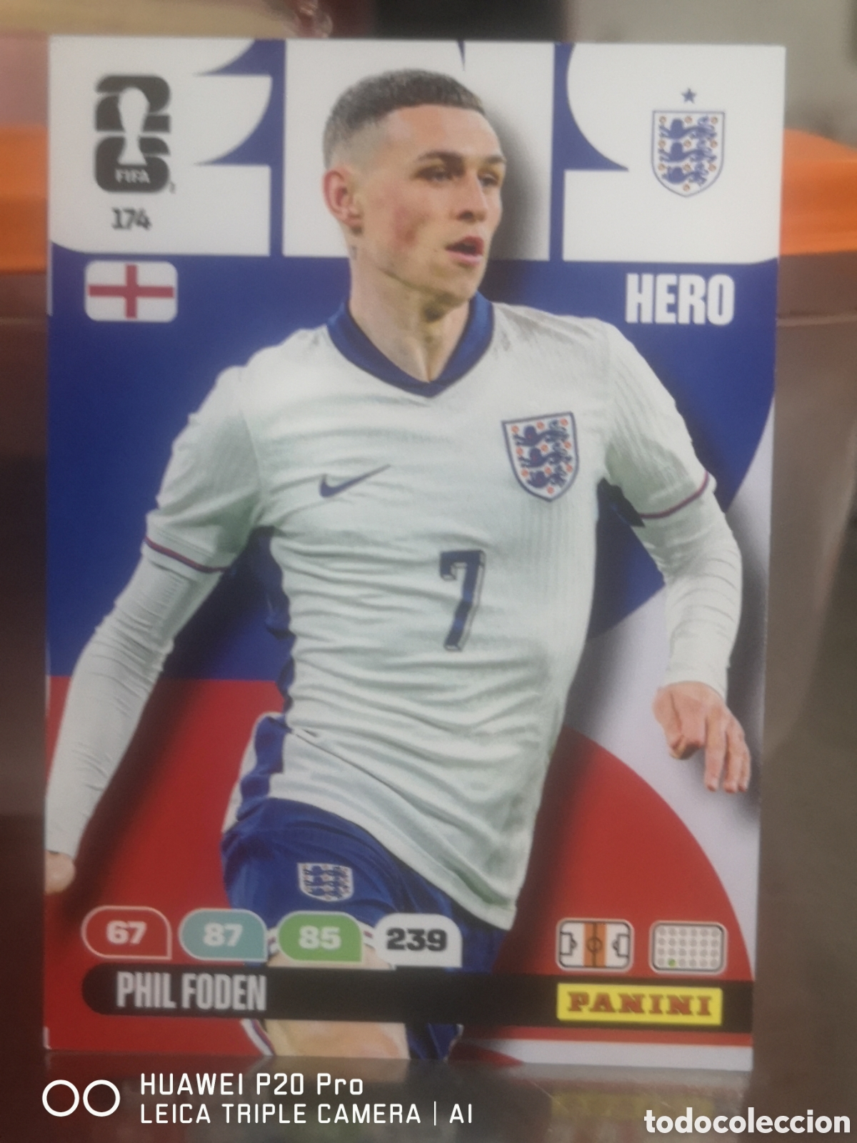 Cartes &agrave; collectionner de Football: 174 PHIL FODEN ADRENALYN FIFA WORLD CUP 2026 INGLATERRA