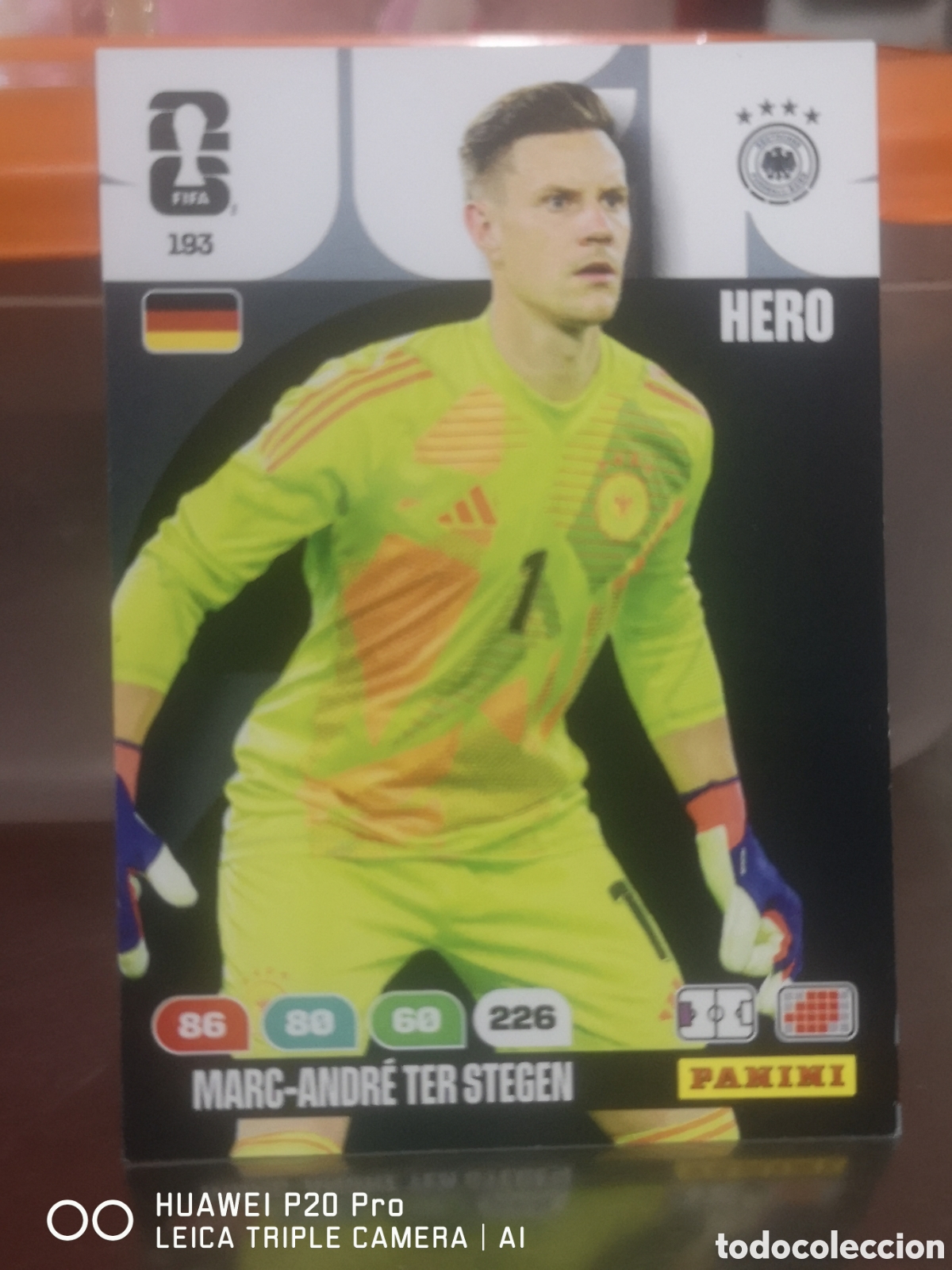 Cartes &agrave; collectionner de Football: 193 TER STEGEN ADRENALYN FIFA WORLD CUP 2026 ALEMANIA