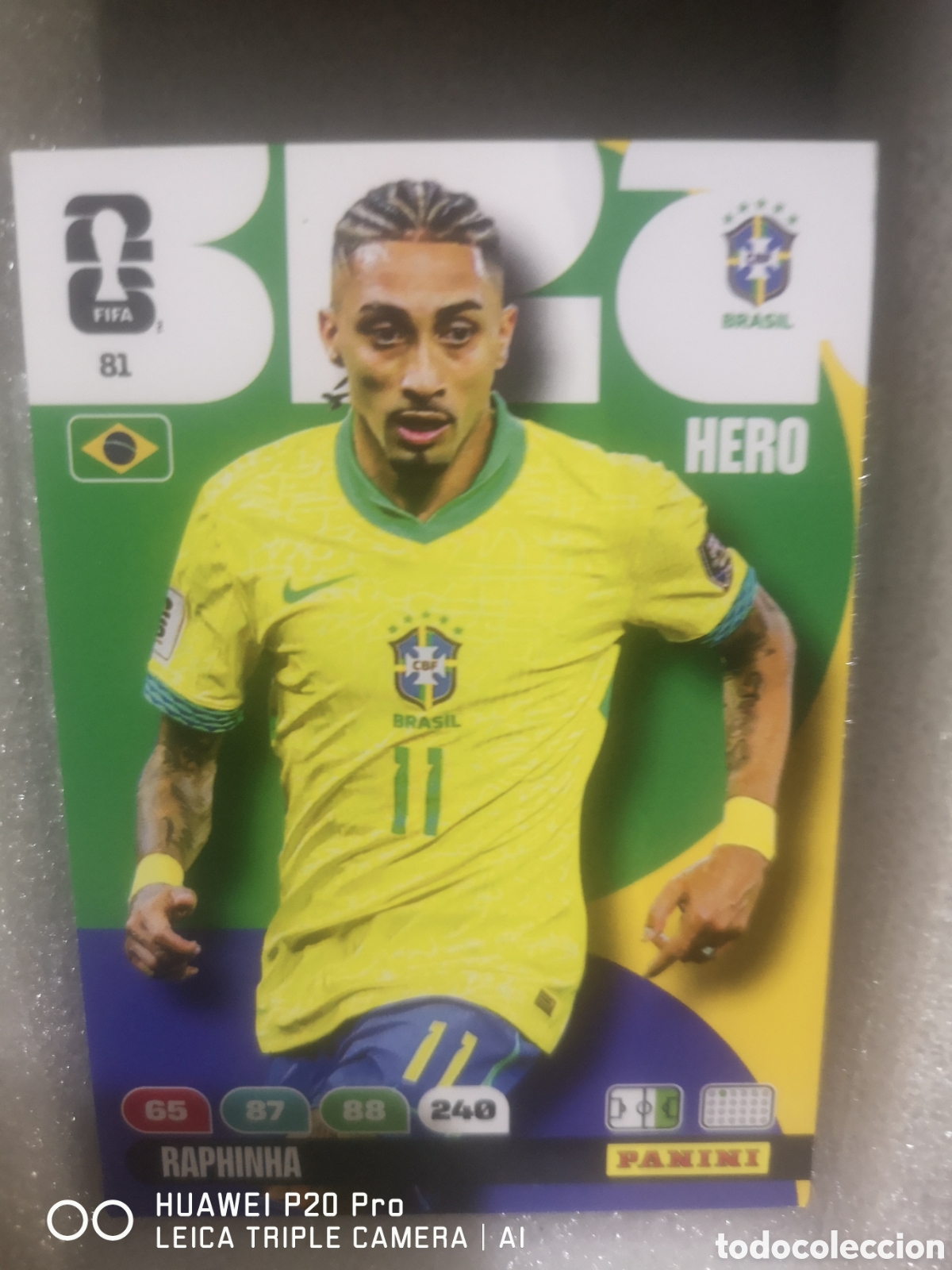 Cartes &agrave; collectionner de Football: 81 RAPHINHA ADRENALYN FIFA WORLD CUP 2026 BRASIL