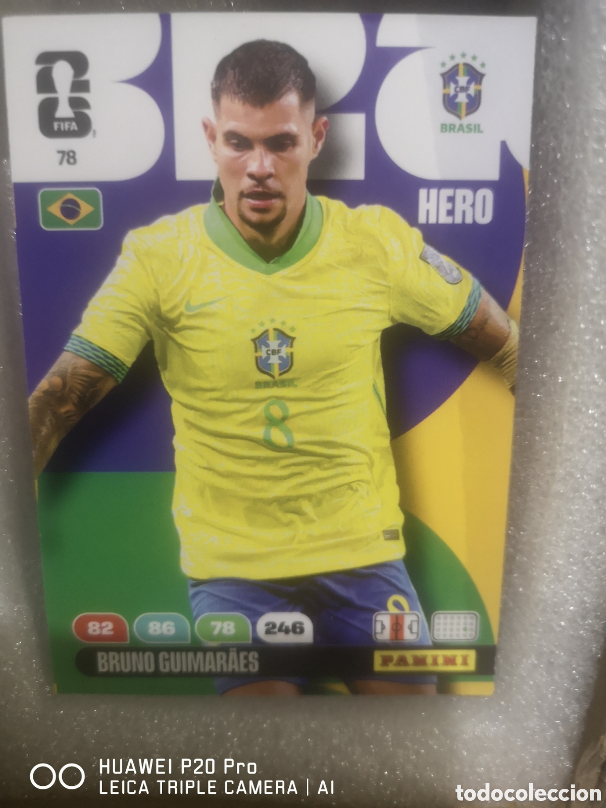 Cromos de f&uacute;tbol: 78 BRUNO GUIMARAES ADRENALYN FIFA WORLD CUP 2026 BRASIL