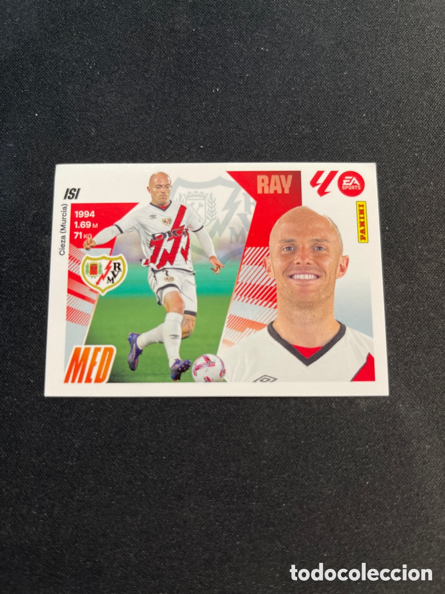 Cromos de f&uacute;tbol: Isi 14 Rayo Vallecano Liga Este 2025 2026 25 26