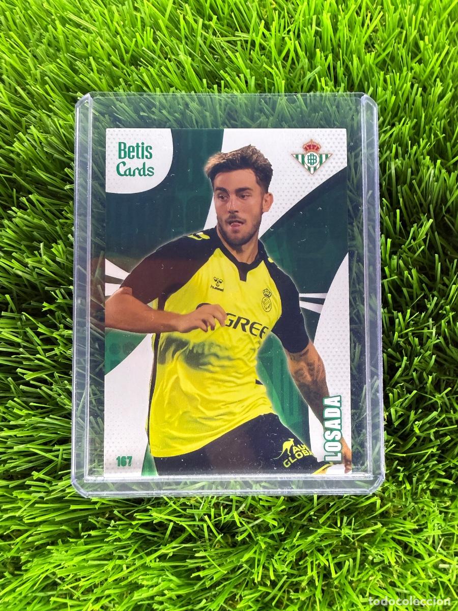 Cromos de f&uacute;tbol: N&ordm; 167 Iker Losada 2&ordf; Equipaci&oacute;n Real Betis Holycards Betis Cards 2025