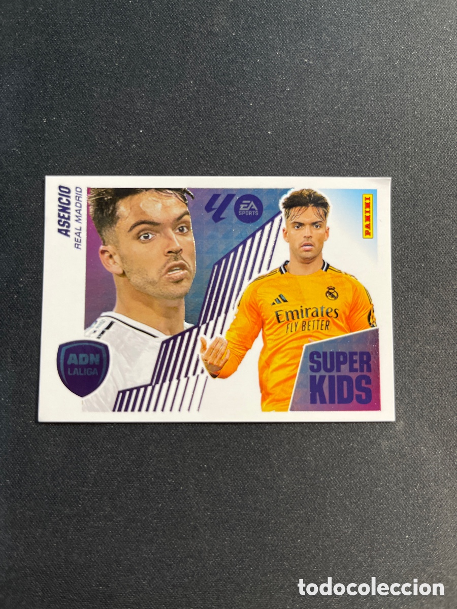 Cromos de f&uacute;tbol: Asencio 1 ADN Super Kids Real Madrid Liga Este 2025 2026 25 26