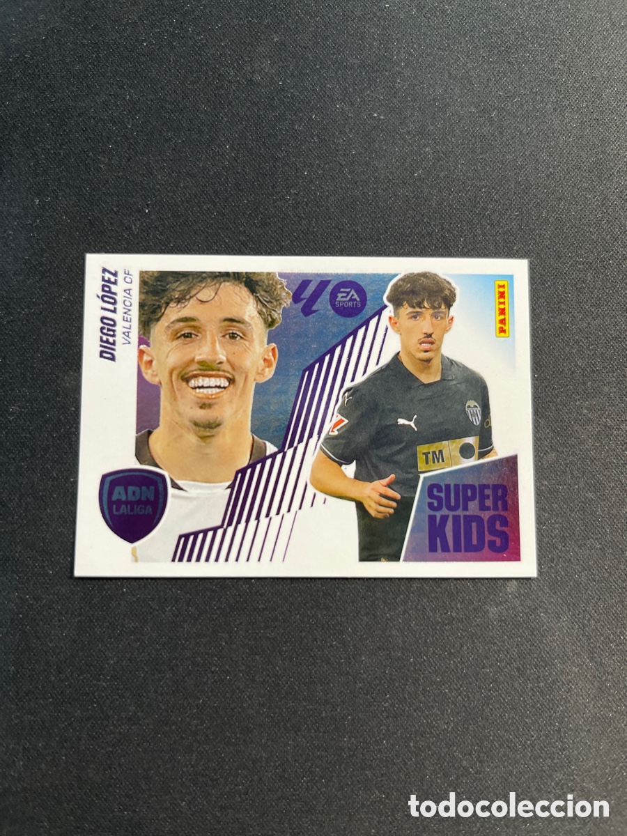 Cromos de f&uacute;tbol: Diego Lopez 7 ADN Super Kids Valencia Liga Este 2025 2026 25 26