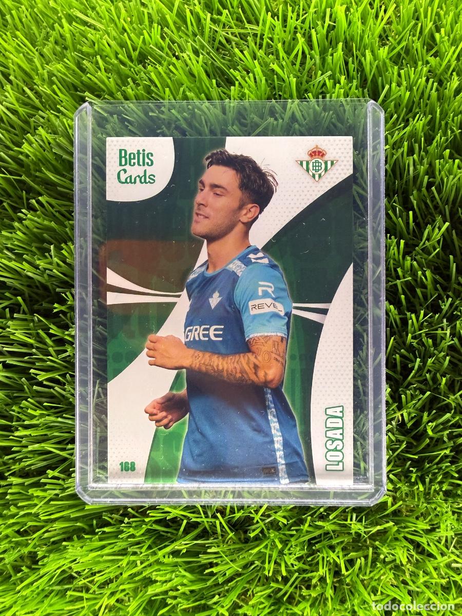 Cromos de f&uacute;tbol: N&ordm; 168 Iker Losada 3&ordf; Equipaci&oacute;n Real Betis Holycards Betis Cards 2025