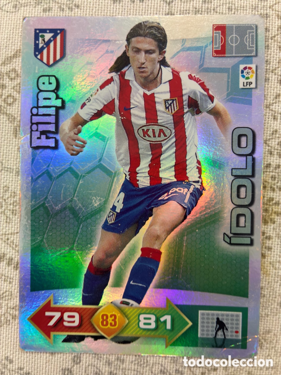 Cromos de Futebol: FILIPE &Iacute;DOLO ATL&Eacute;TICO MADRID - ADRENALYN XL LA LIGA BBVA 2010 2011 - PANINI