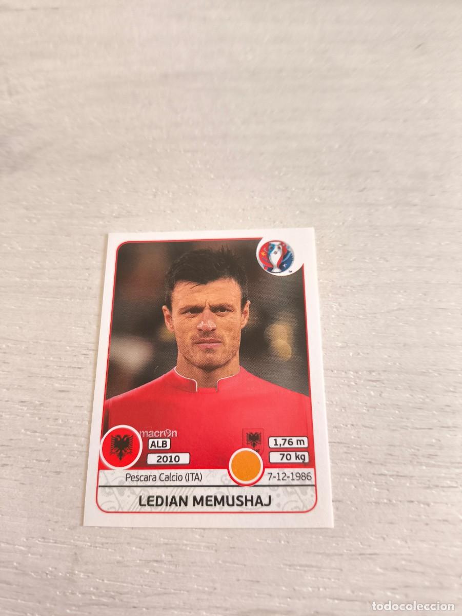 Cromos de Futebol: 84 Ledian Memushaj ALBANIA PANINI EUROCOPA EURO FRANCIA 2016 NO LIGA ESTE