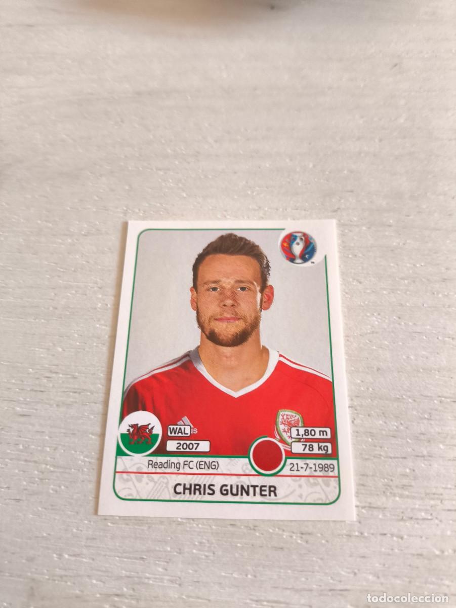 Fu&szlig;ball-Sticker: 185 Chris Gunter GALES PANINI EUROCOPA EURO FRANCIA 2016 NO LIGA ESTE