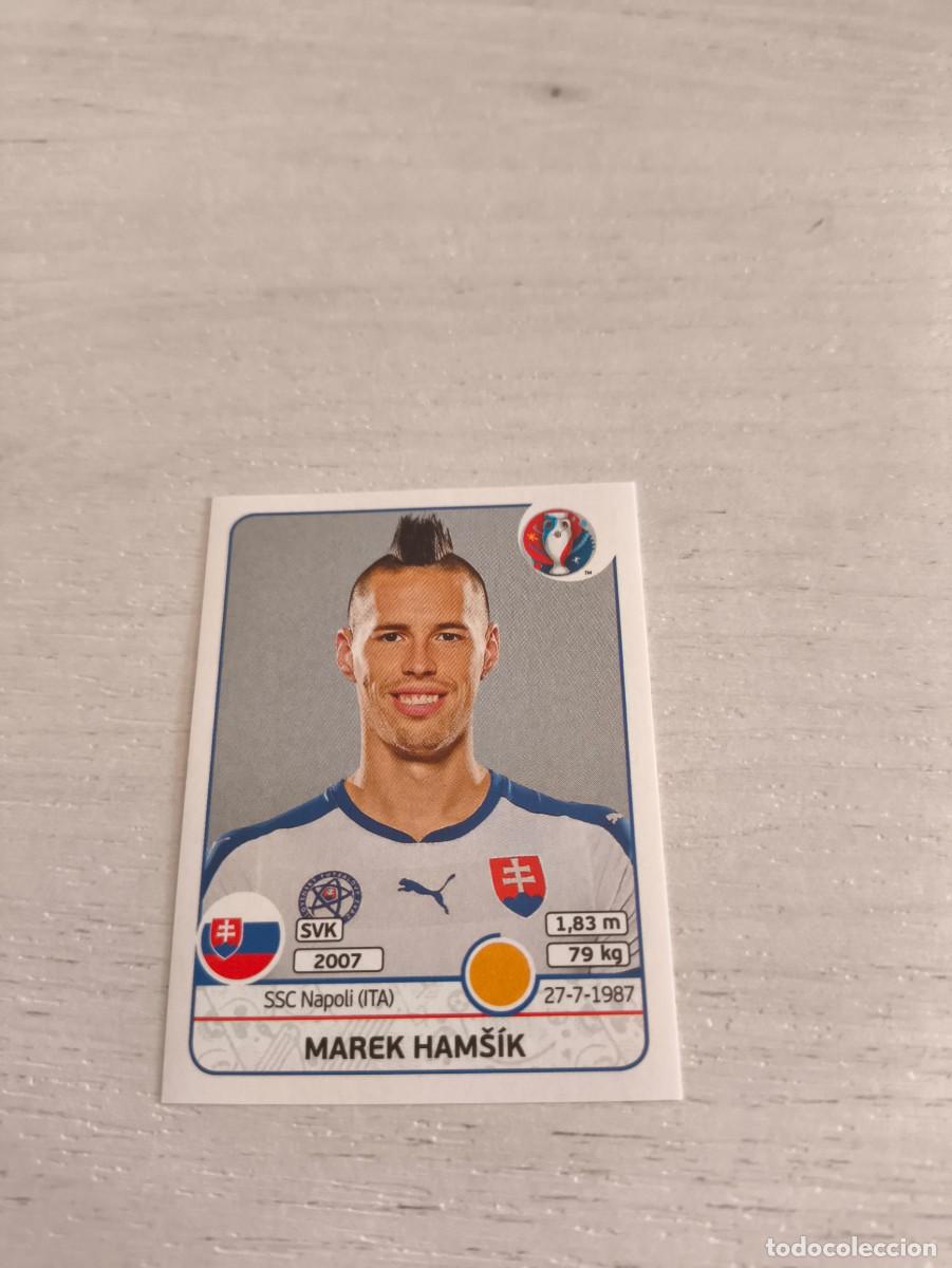 Fu&szlig;ball-Sticker: 225 Marek Ham&scaron;&iacute;k ESLOVAQUIA PANINI EUROCOPA EURO FRANCIA 2016 NO LIGA ESTE
