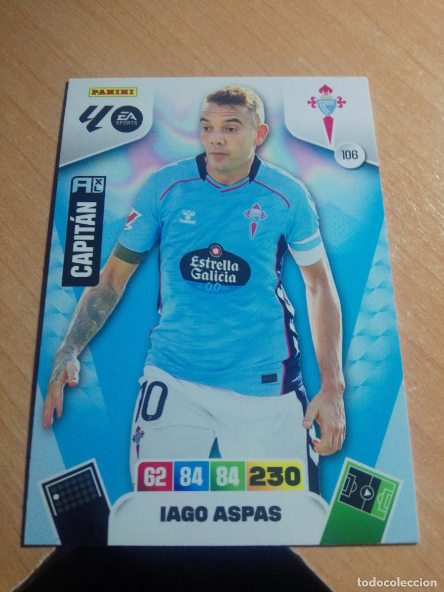Cromos de f&uacute;tbol: 106 IAGO ASPAS DEL CELTA 25 26 ADRENALYN XL 2025 2026