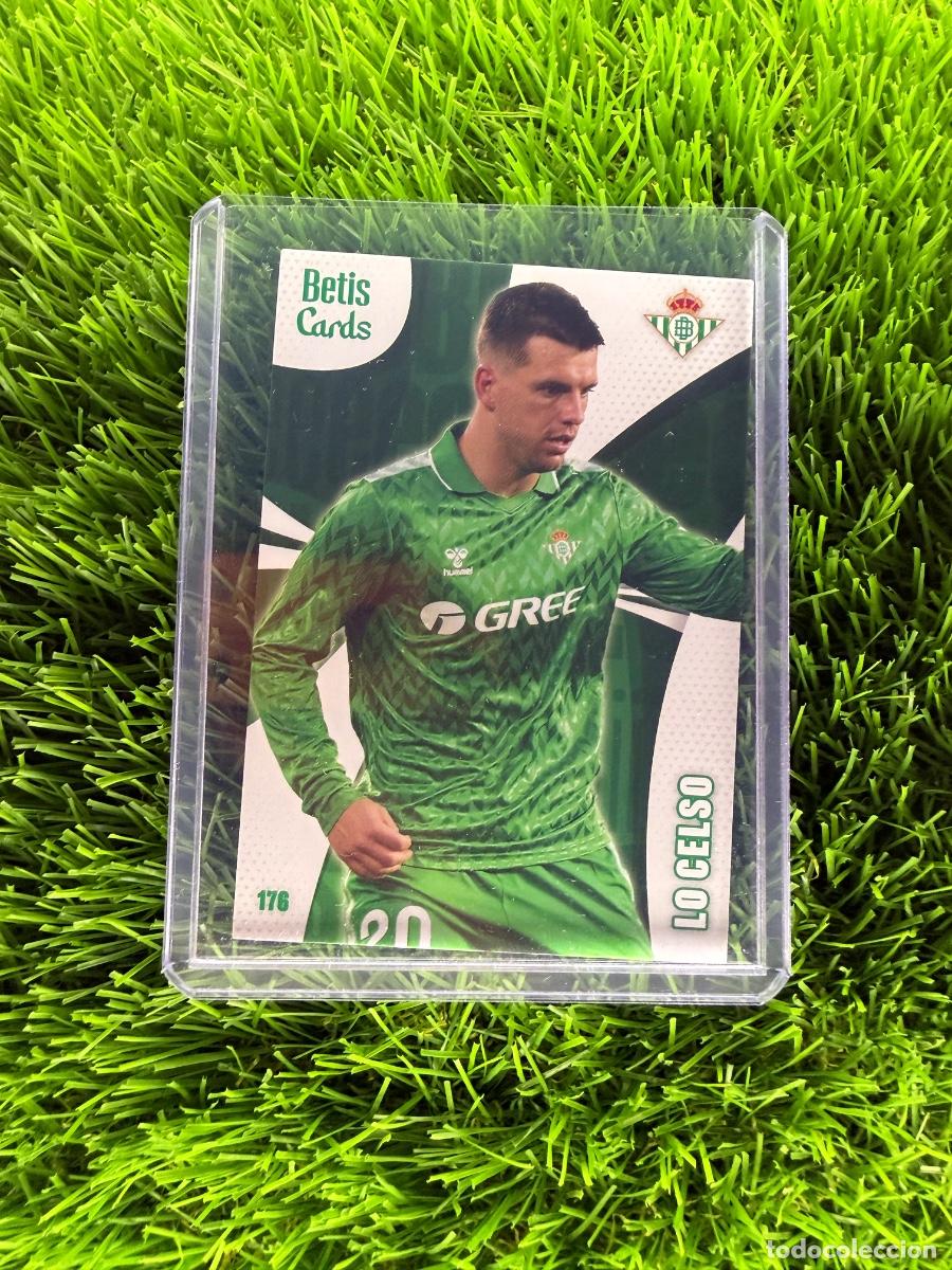 Fu&szlig;ball-Sticker: N&ordm; 176 Lo Celso 2&ordf; Equipaci&oacute;n Real Betis Holycards Betis Cards 2025