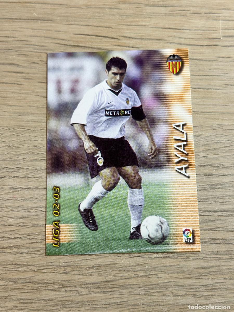 Cromos de f&uacute;tbol: AYALA n&ordm; 310 VALENCIA MEGAFICHAS 2002 2003 MEGACRACKS PANINI 02 03