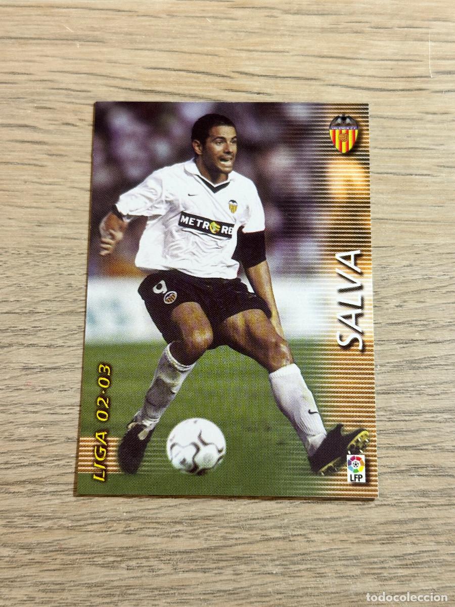 Cromos de f&uacute;tbol: SALVA n&ordm; 323 VALENCIA MEGAFICHAS 2002 2003 MEGACRACKS PANINI 02 03