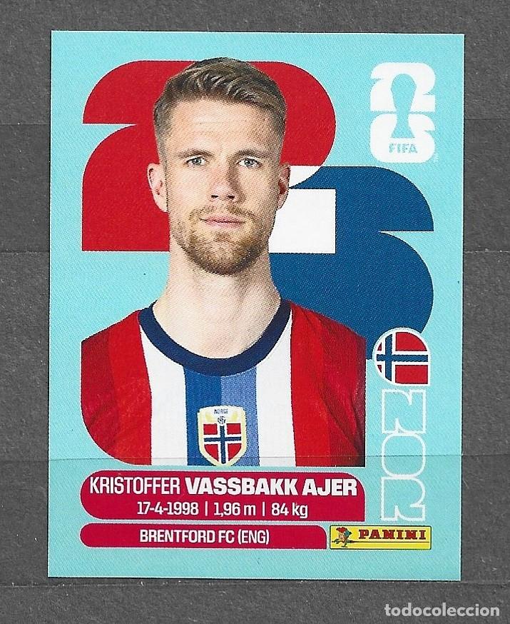 Cromos de f&uacute;tbol: Mundial 2016 - Kristoffer Vassakk Ajer - N&ordm; 5 - Noruega