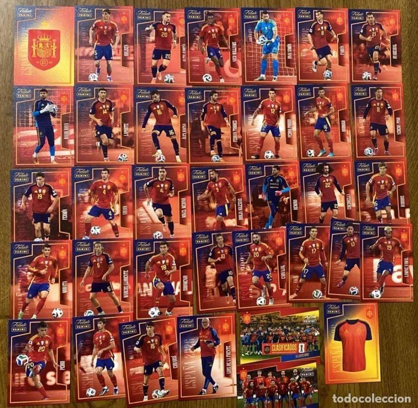 Cromos de f&uacute;tbol: Lote 36 Cards Selecci&oacute;n Panini Tributo Espa&ntilde;a 2010 2026