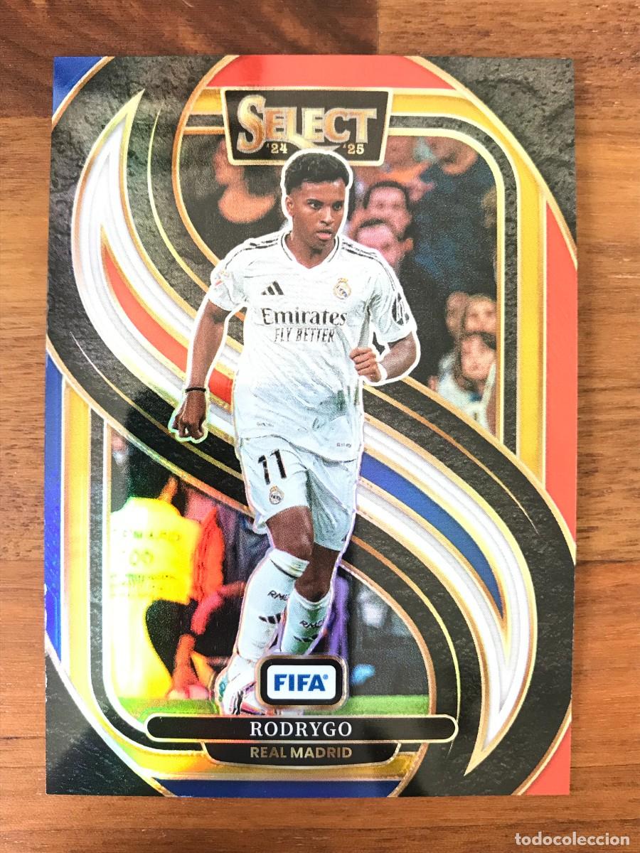 Cromos de f&uacute;tbol: RODRYGO - REAL MADRID - MULTI COLOR PRIZM - PANINI SELECT FIFA 2024 2025 24 25
