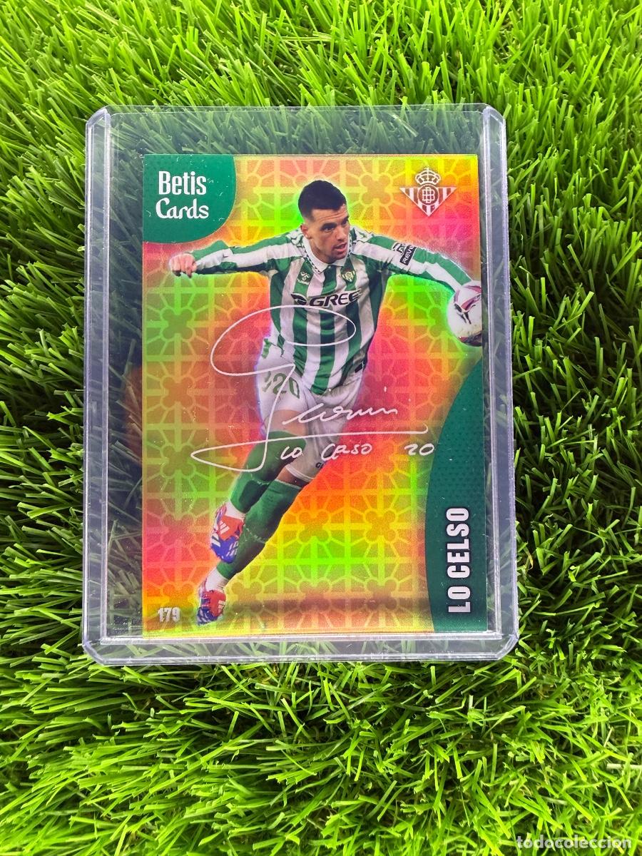 Cartes &agrave; collectionner de Football: N&ordm; 179 Lo Celso Carta Oro Real Betis Holycards Betis Cards 2025