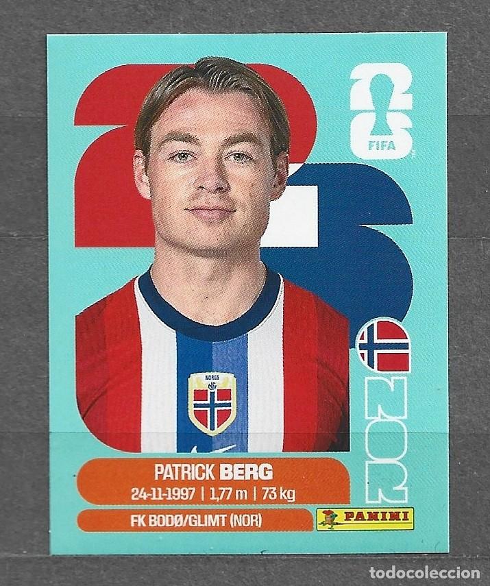 Football Stickers: Mundial 2016 - Patrick Berg - N&ordm; 14 - Noruega