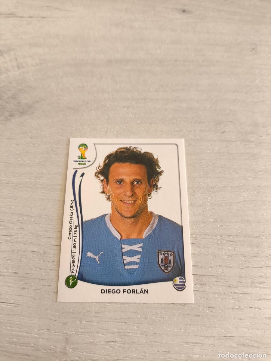 Cromos de f&uacute;tbol: 276 Diego Forlan URUGUAY PANINI FIFA MUNDIAL WORLD CUP BRASIL 2014 NO LIGA ESTE