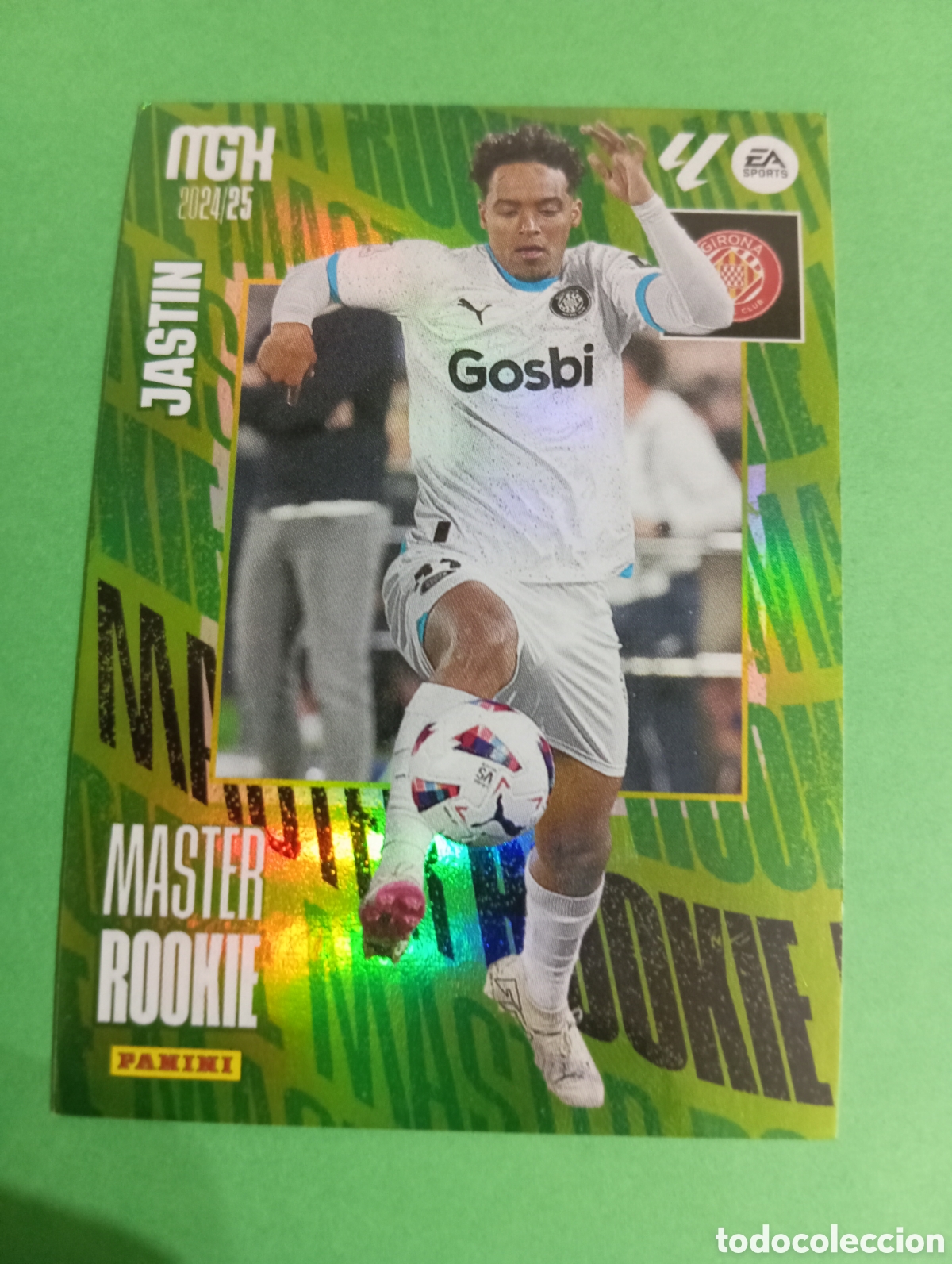 Cromos de f&uacute;tbol: Jastin Girona MASTER ROOKIE n&deg;416 / PANINI MEGACRACKS 2024/2025