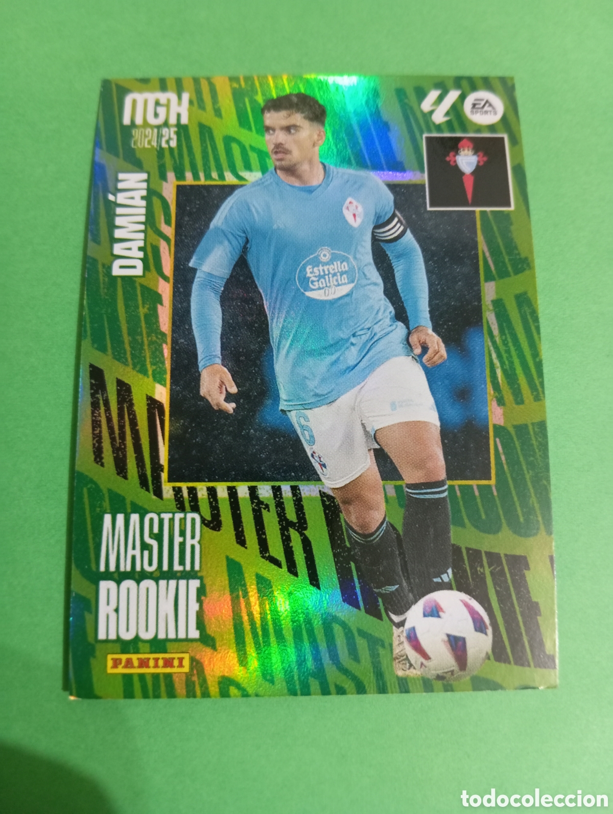 Cromos de f&uacute;tbol: Dami&aacute;n Celta de Vigo MASTER ROOKIE n&deg;410 / PANINI MEGACRACKS 2024/2025
