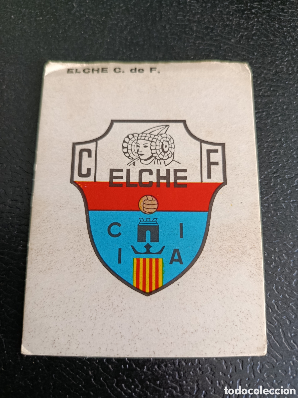 Figurine di Calcio: ESCUDO ELCHE CF N 85 CAMPEONES 1968/69 ED BRUGUERA