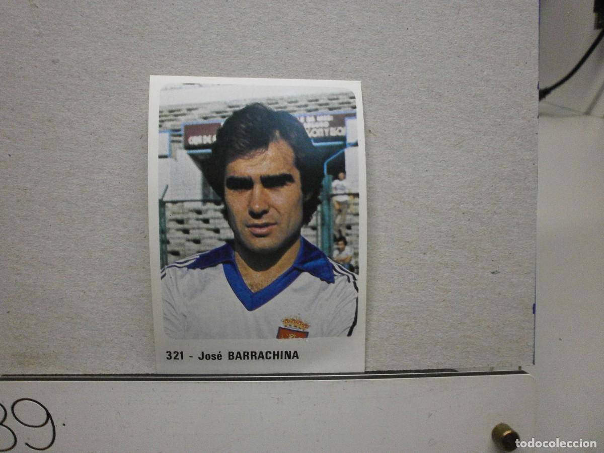 Cromos de f&uacute;tbol: cromo futbol 79 80 editorial crom n&ordm; 321 real zaragoza barrachina