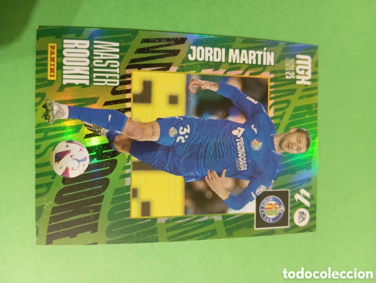 Cromos de f&uacute;tbol: Jordi Mart&iacute;n Getafe MASTER ROOKIE n&deg;418 / PANINI MEGACRACKS 2024/2025